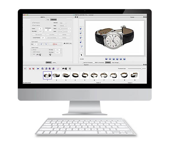 Fotografia di orologi con la Alphashot MICRO